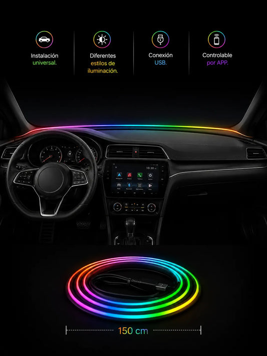 Tira led rítmica | Diferentes modos de iluminación y color